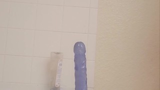 Thick milf with anal beads having a ride gets interrupted 