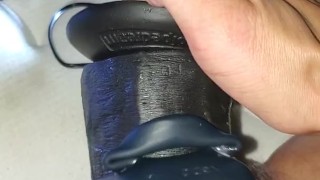Horny Milf creams all over huge black cock!
