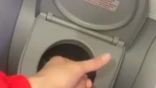 First time on a plane so I had to beat my dickk 