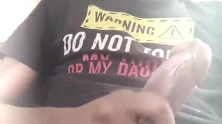 Woke up needing a good nut *BBC masturbation/cum*