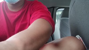 straight stepdad almost gets caught in back of a truck in McDonald parking lot