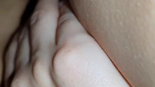 Wet pussy sound in the middle of the night