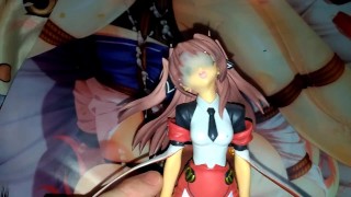 フィギュアにキスとぶっかけするキモオタクのオナニー【ぱすてるチャイム・竜胆リナ】