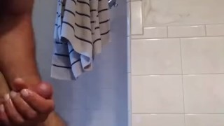 Hot Ripped Bodybuilder Smoking and Jerking Off