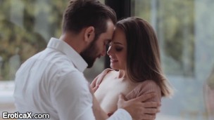 Emotional Brunette "You Don't Understand How Much I Love You" - EroticaX