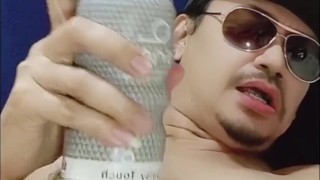 Thai guy fuck sextoy หนุ่มไทยเย็ดหีกระป๋องแน่นรูเสียวสุดๆ