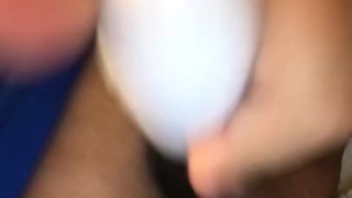 Playing with toy