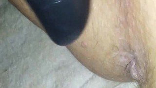 Jerking Off with Anal Dildo & HUGE Cumshot
