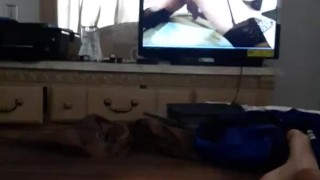 Jacking off with lotion