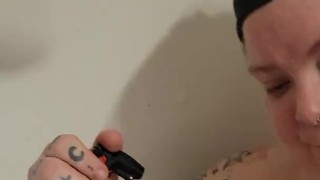 Bbw smoking in tub #2 