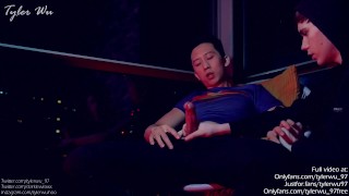 Asian Superman edged to oblivion by a twink