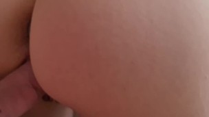 (Part 2) POV Creampie doggystyle with PLUG in the Ass, Up Skirt cheeky Naemyia