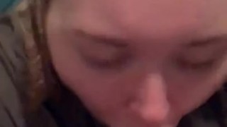 Sucking BBC Let him Nut in my mouth