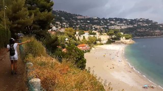 Public PEE in my way to one of Mediteranian Beach