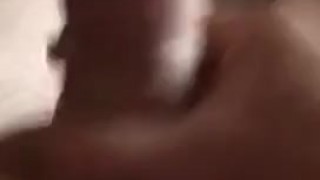 Masturbating that big white dick