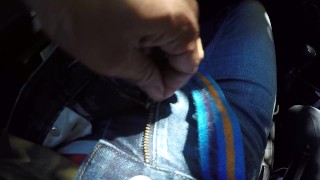 I love jerking off in my car~ Today of Japanese kinky guy~