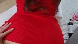 Sexy Fuck In Red Dress