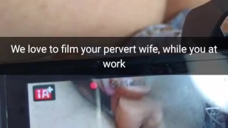 We film some bareback home porn with your wife, when you all day on work hubby! -Cuckold Snapchat
