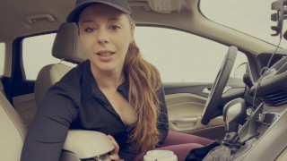 POV Public Parking Lot JOI... Flashing, Edging, Teasing, Swallowing!