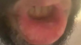 ASMR tongue play with kisses! 