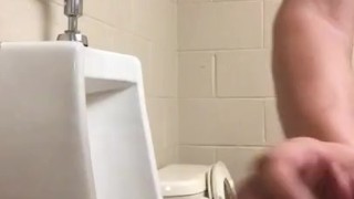 Piggy urinal breakfast 