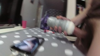 My Masturbation on an Ironing Board with a Masturbator