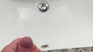 Handjob in the sink