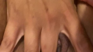 Smoking/flexible creamy masturbation 
