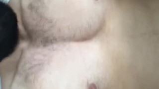 Flexing Chest Muscles