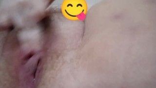 Fat Girl Fucks Herself and Makes Herself Squirt