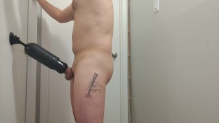Automatic stroker makes me cum HARD