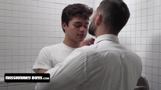 Cute Innocent Boys Bang In The Bathroom
