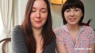 Lea Fucks Kriss with a Glass Dildo