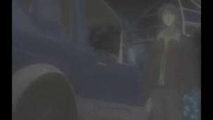 Romantic Anime Sex In The Car Cute teen Rides A Cock