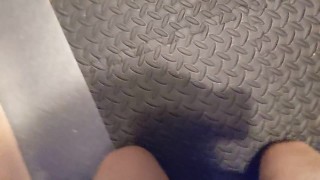 Trying to Cum while Diapered and in Chastity