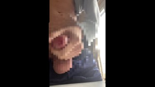 フル勃起どスケベチンポからすごい勢いでビクビ大量射精！