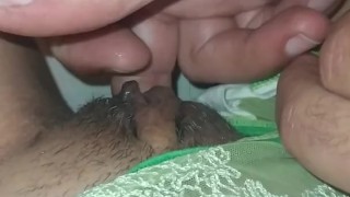 Teaching my man to touch me. 手淫