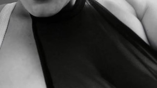 Teaser clip yellow lacey panties swallowed by my pussy lips