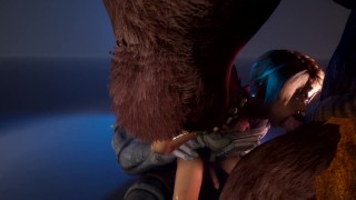 Monster Cocks Fucking a Tight ass 3D