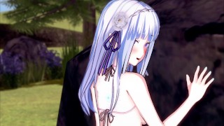 Indeed, I love Emilia! (3D Ecchi) (Re:Zero)