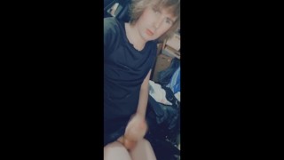  femboy playing with himself