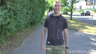 Czech Hunter 548 - Blonde Twink Has His Tight Asshole Obliterated From Daddy’s Big Cock