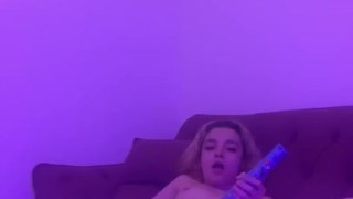 HIGH HEELED SLUT LOVES HER VIBE