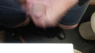 Wanking wee Willie at work