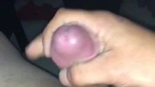 Armenian bust a HUGE load all over his stomach.