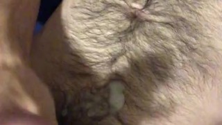 Another hairy guy quick cum