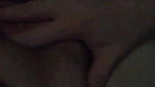 Rubbing my pink pussy until im wet 