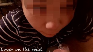 POV BJ, FUCK, CUMSHOT, THEN FUCK AGAIN - Lover on the road