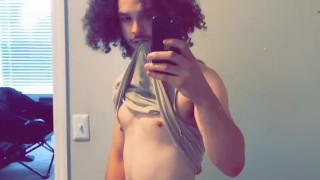 Big Dick Interracial Man Strokes Cock 