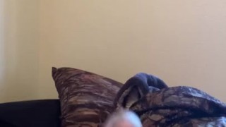 Desperate Lonely teen creampies his pocket pussy